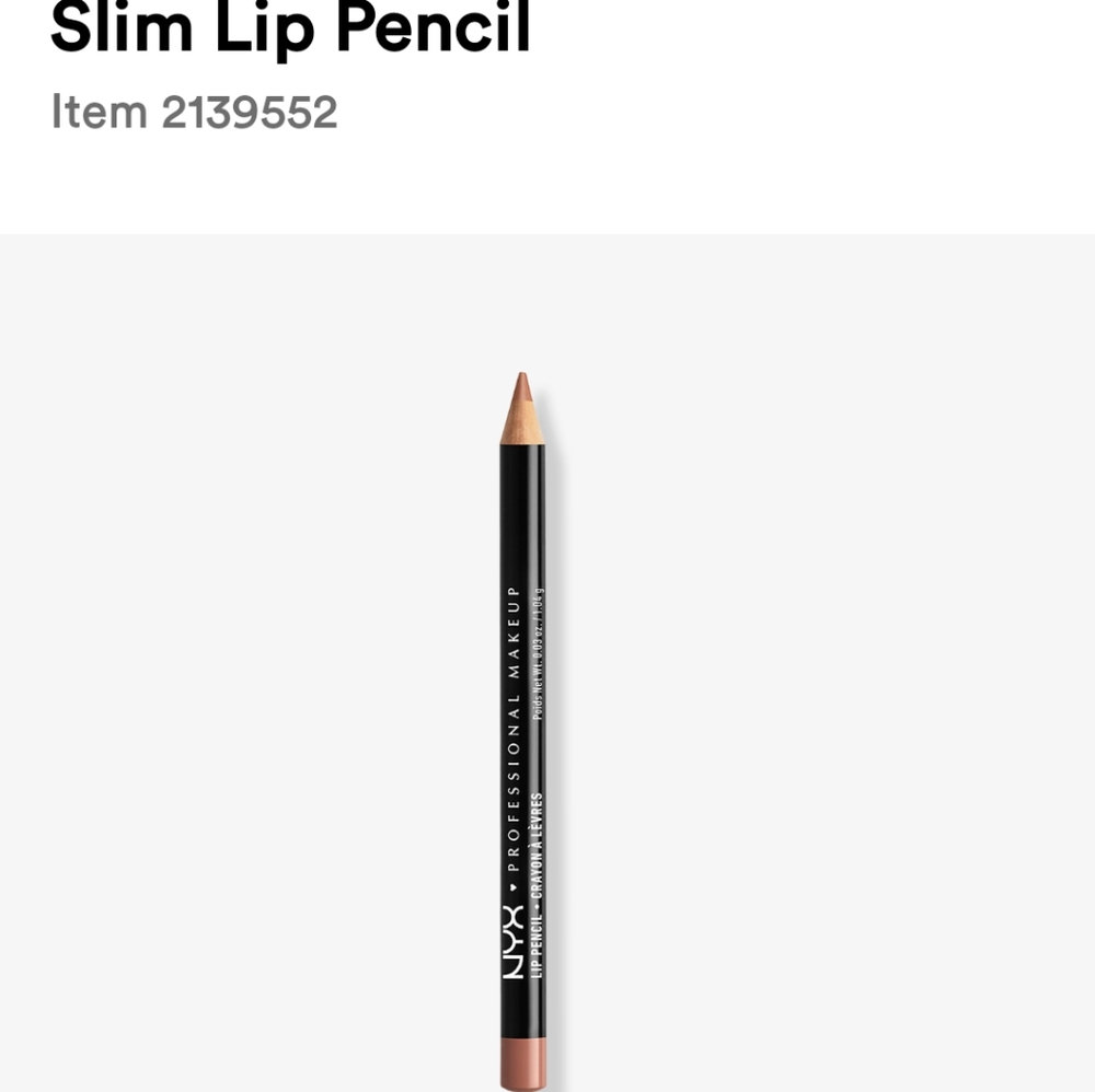 NYX Lip Pencil Set Of 5 Pencils